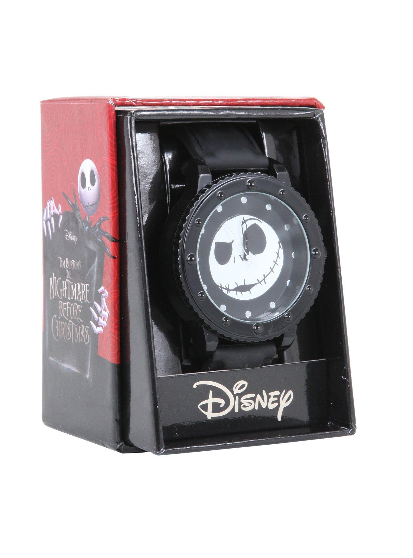 The Nightmare Before Christmas Jack Face Rubber Strap Watch Hot