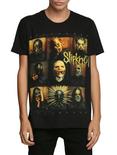Slipknot Masks Skull T-Shirt, BLACK, hi-res