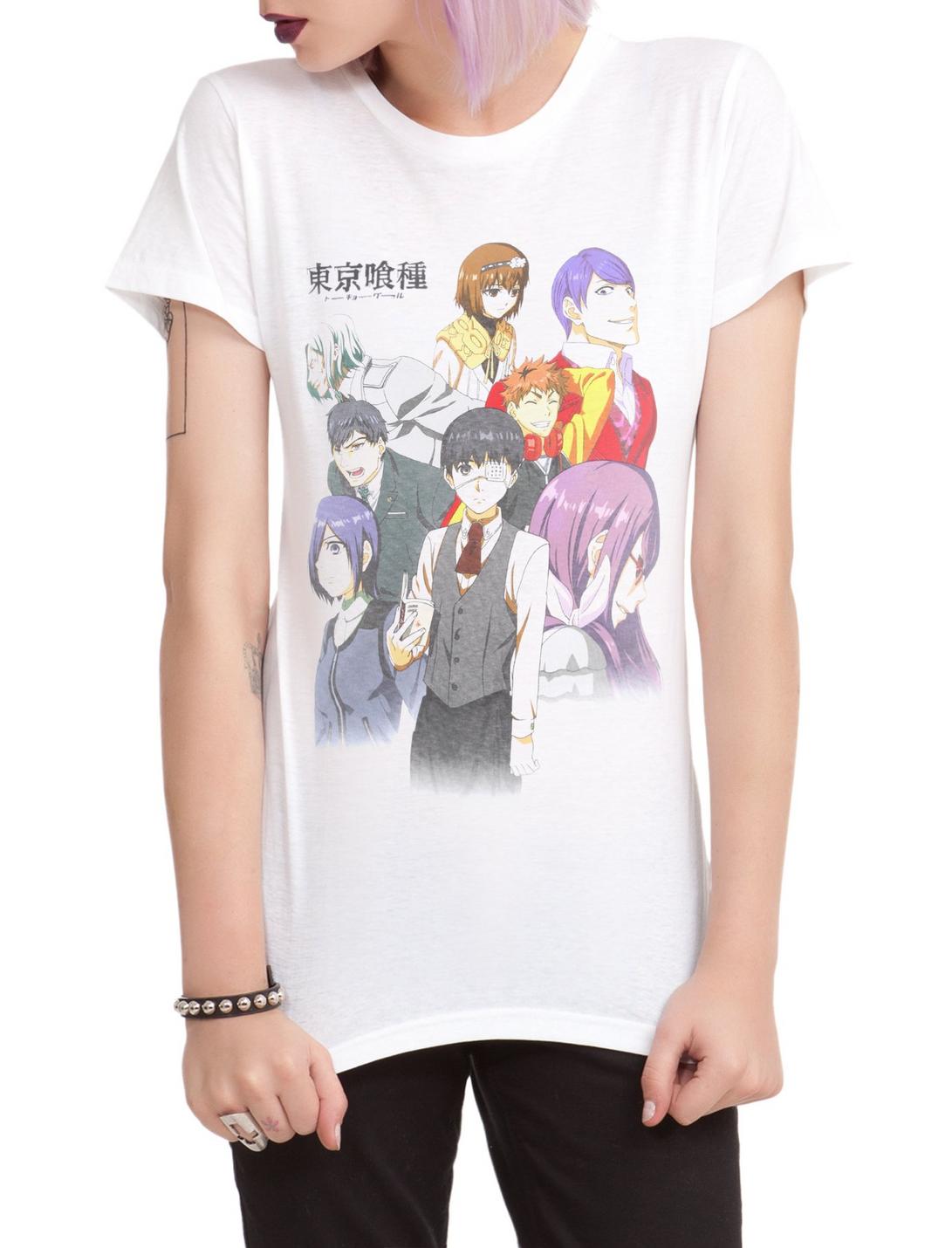 Tokyo Ghoul Characters Girls T-Shirt, , hi-res