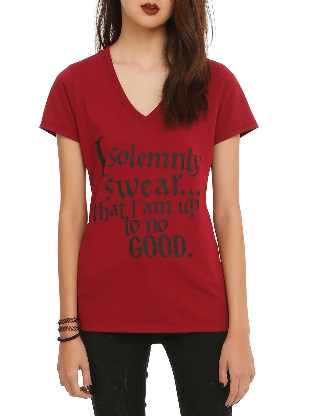 Harry Potter Solemnly Swear Girls T-Shirt, RED, hi-res
