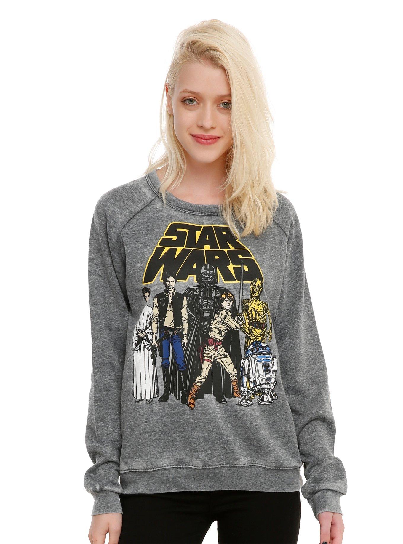 Star Wars Group Girls Pullover Top, BLACK, hi-res