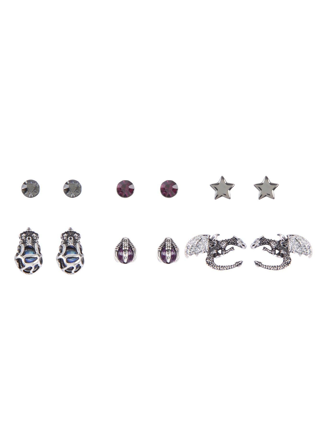 LOVEsick Mystical Purple Earrings 6 Pair, , hi-res