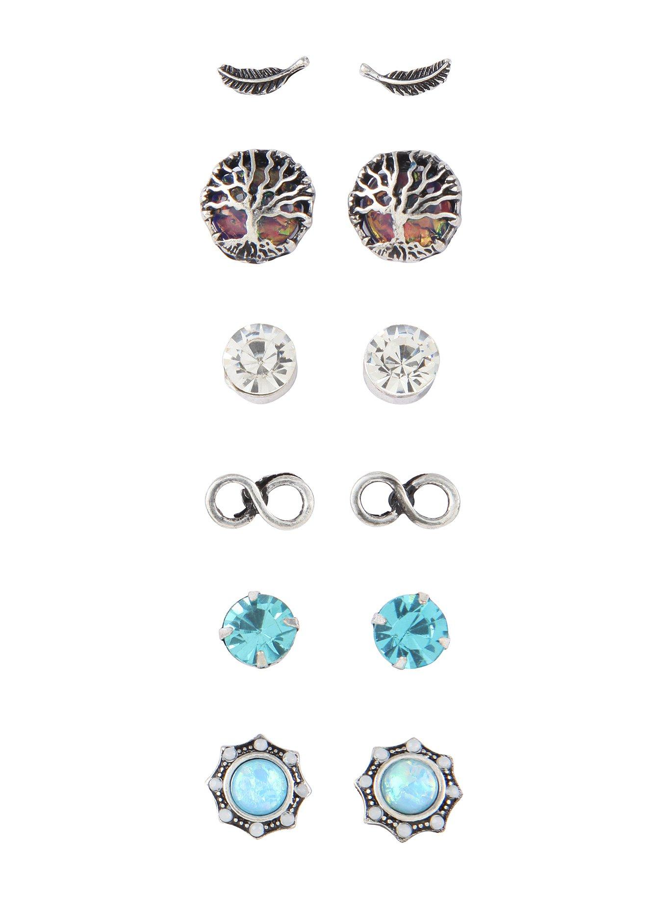 LOVEsick Tree Of Life Infinity Earrings 6 Pair, , hi-res