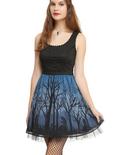Disney Alice In Wonderland Silhouette Corset Dress, BLACK, hi-res