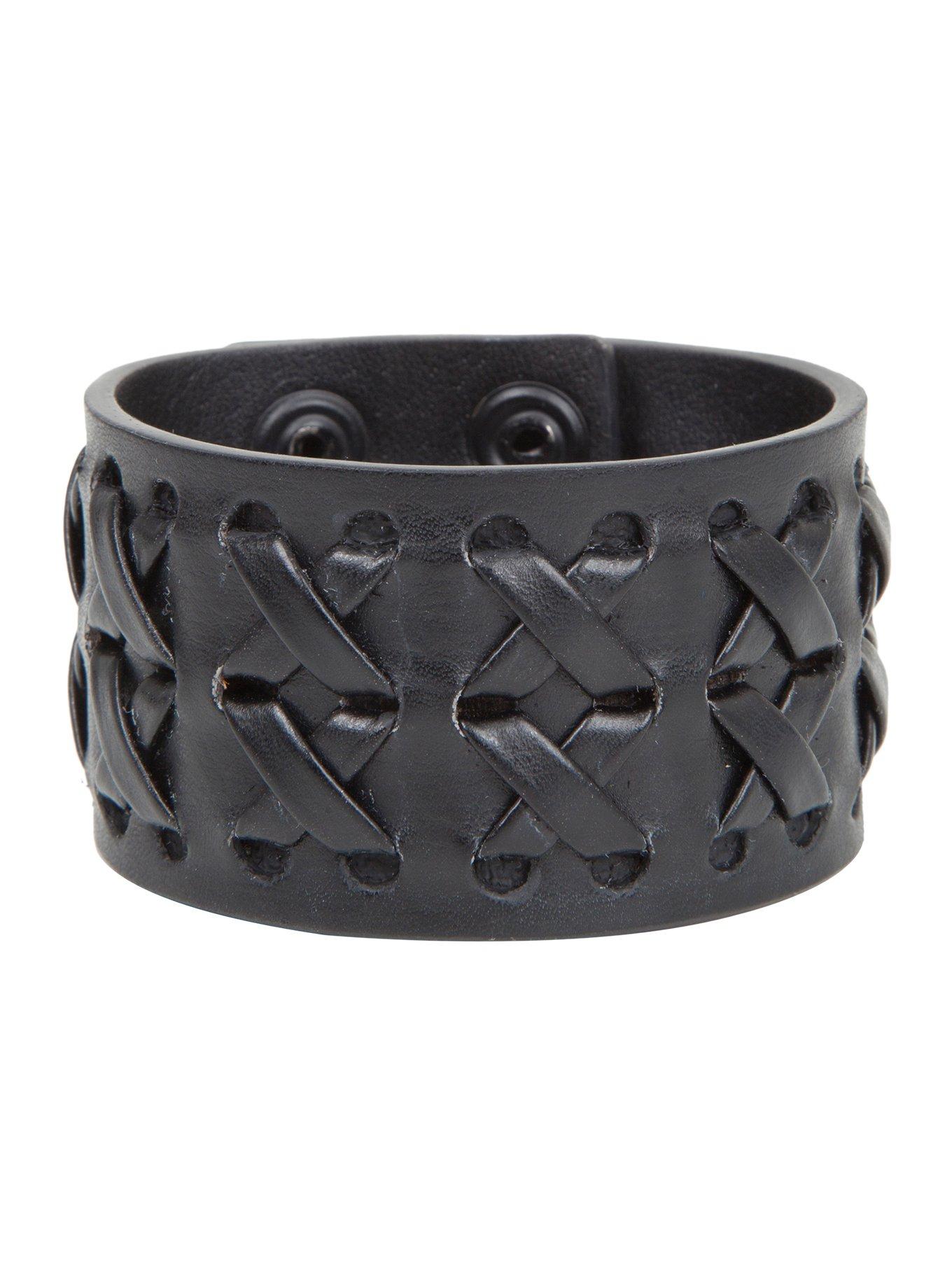 Tiered Lace-Up Wrist Cuff, , hi-res