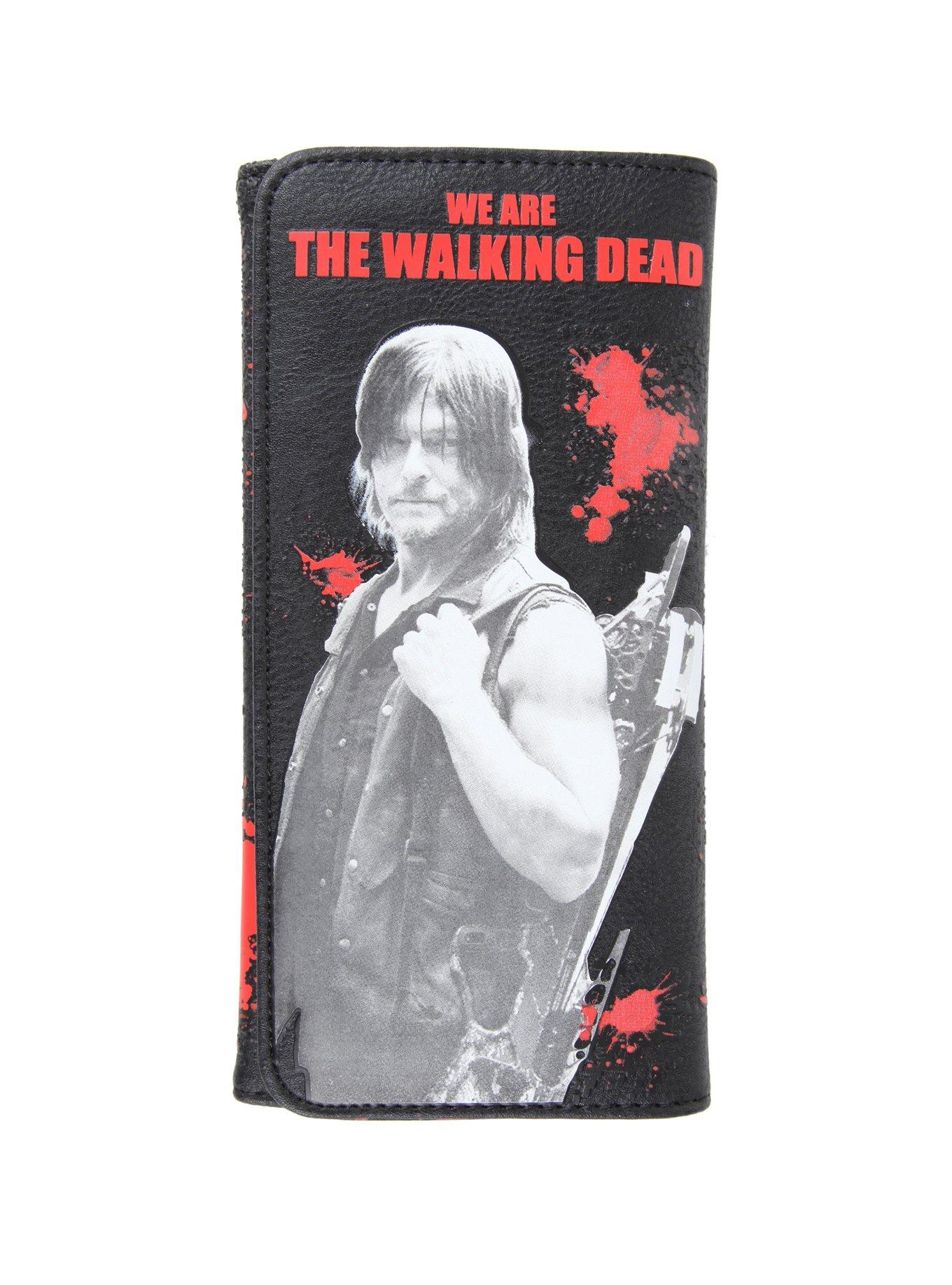 Grappig Gewoon verlichten The Walking Dead Daryl Splatter Wallet | Hot Topic