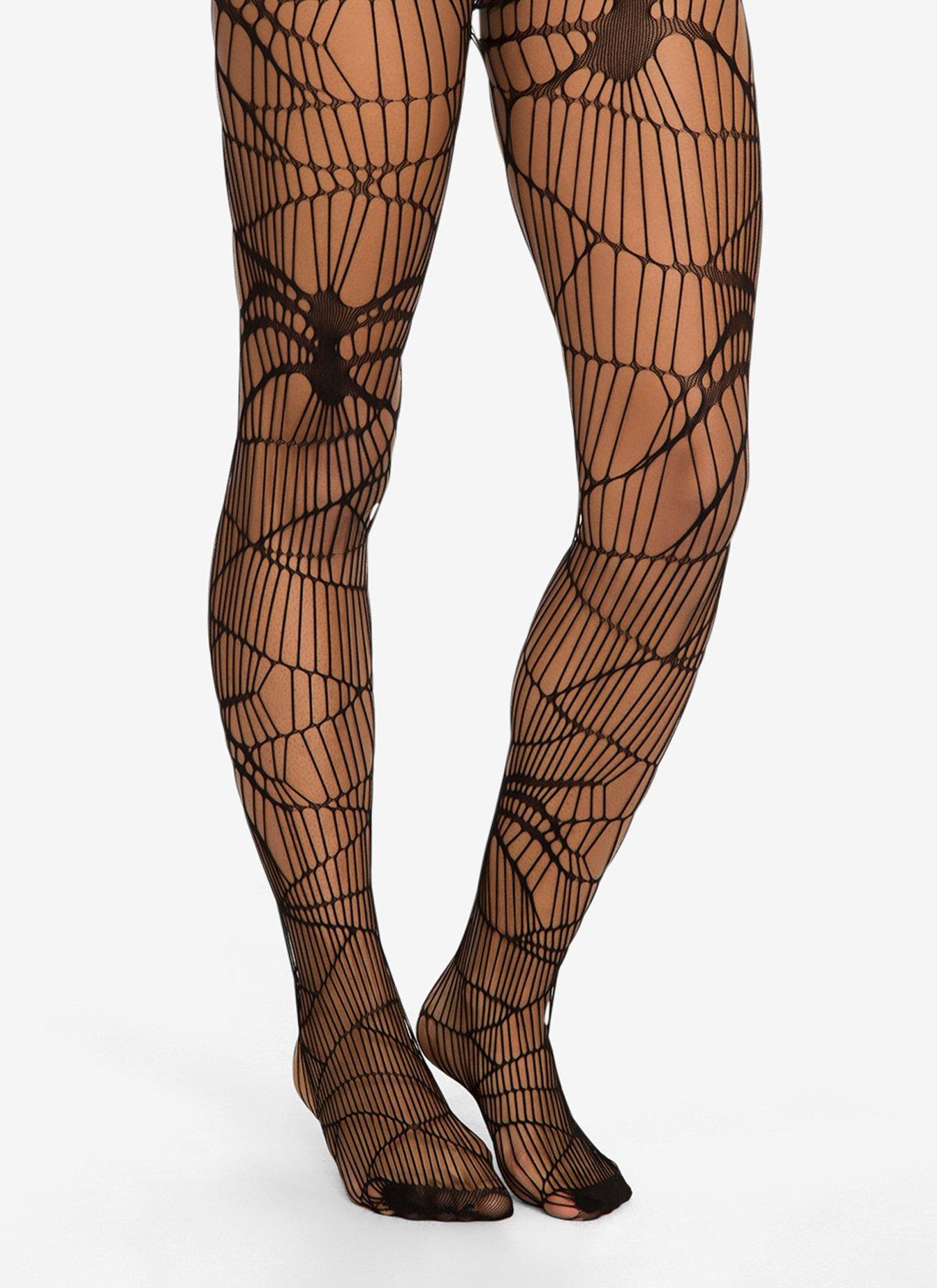 Leg Avenue Spiderweb Lace Tights, Hot Topic