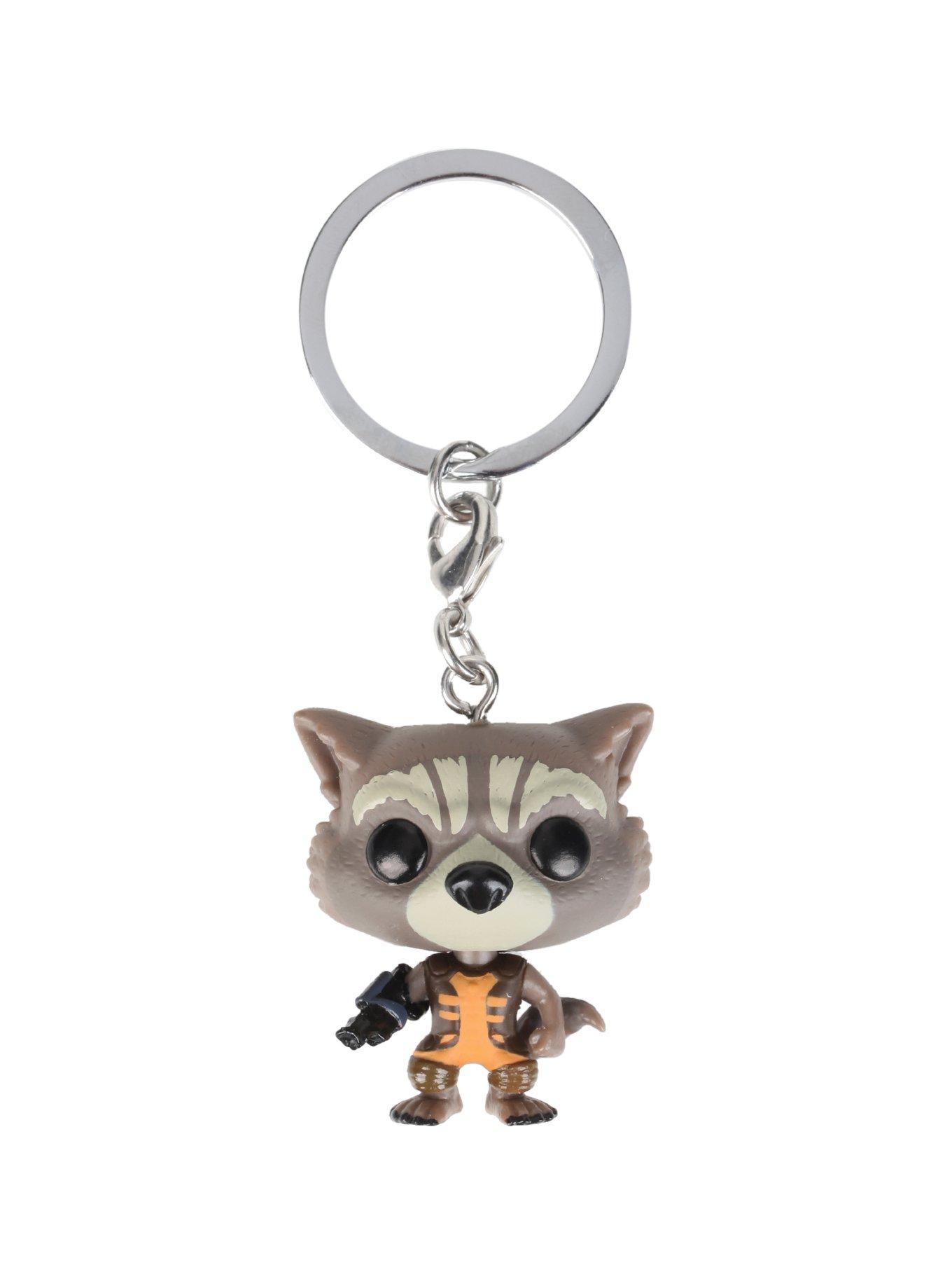Funko Marvel Guardians Of The Galaxy Pocket Pop! Rocket Raccoon Key Chain, , hi-res
