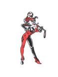 DC Comics Harley Quinn Iron-On Patch, , hi-res