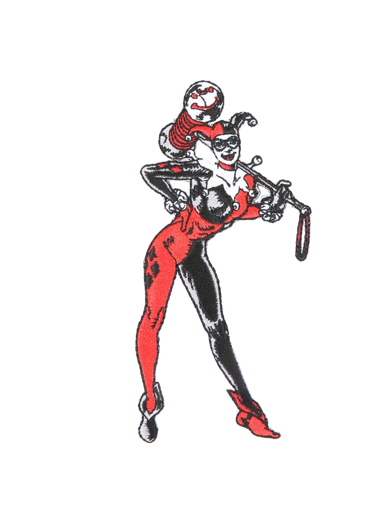 DC Comics Harley Quinn Iron-On Patch, , hi-res