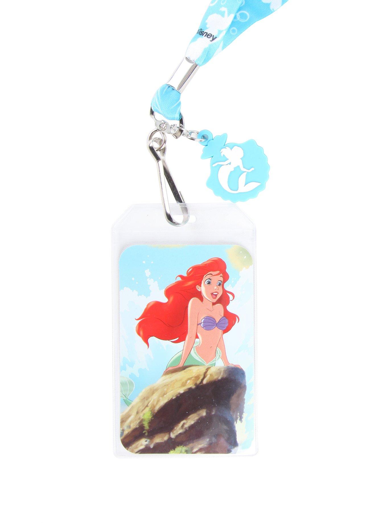 Disney The Little Mermaid Ariel Silhouette Lanyard, , hi-res