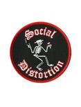 Social Distortion Skelly Logo Iron-On Patch, , hi-res