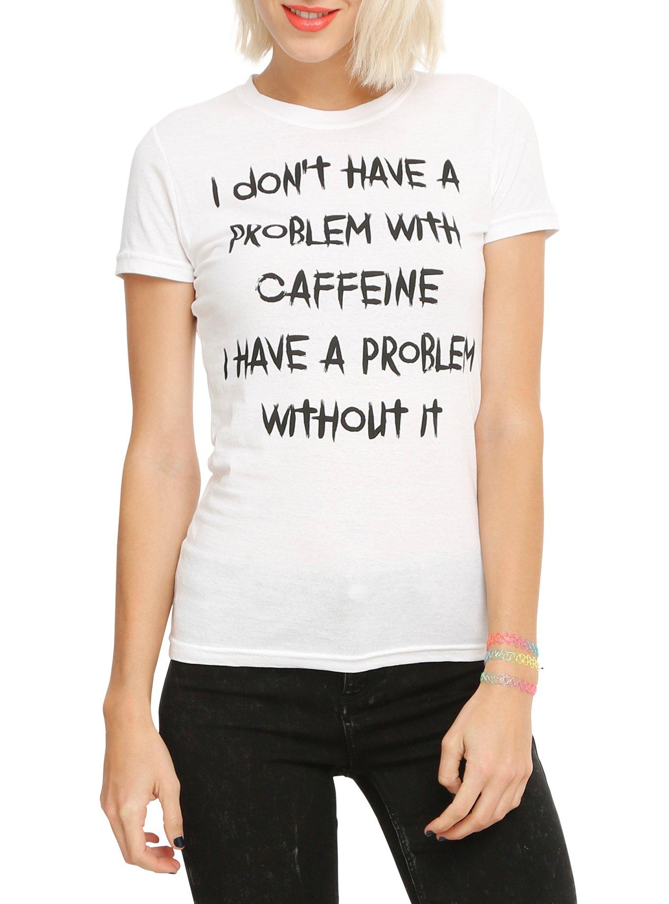 Don't Have A Caffeine Problem Girls T-Shirt, BLACK, hi-res