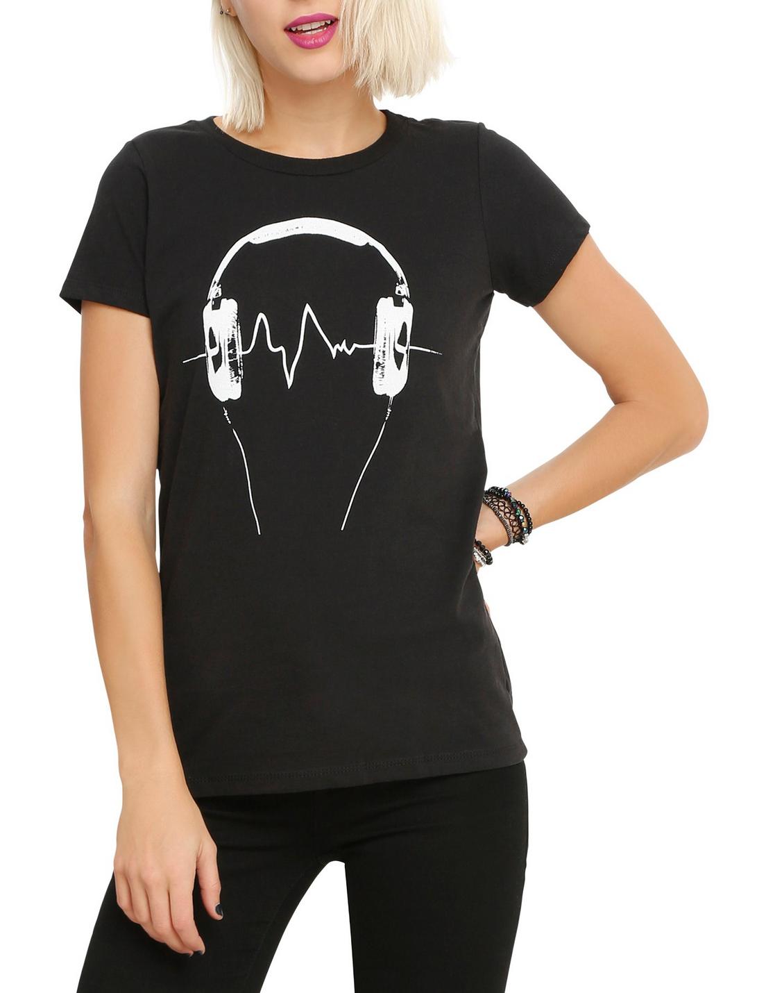 Headphones Frequency Girls T-Shirt, , hi-res