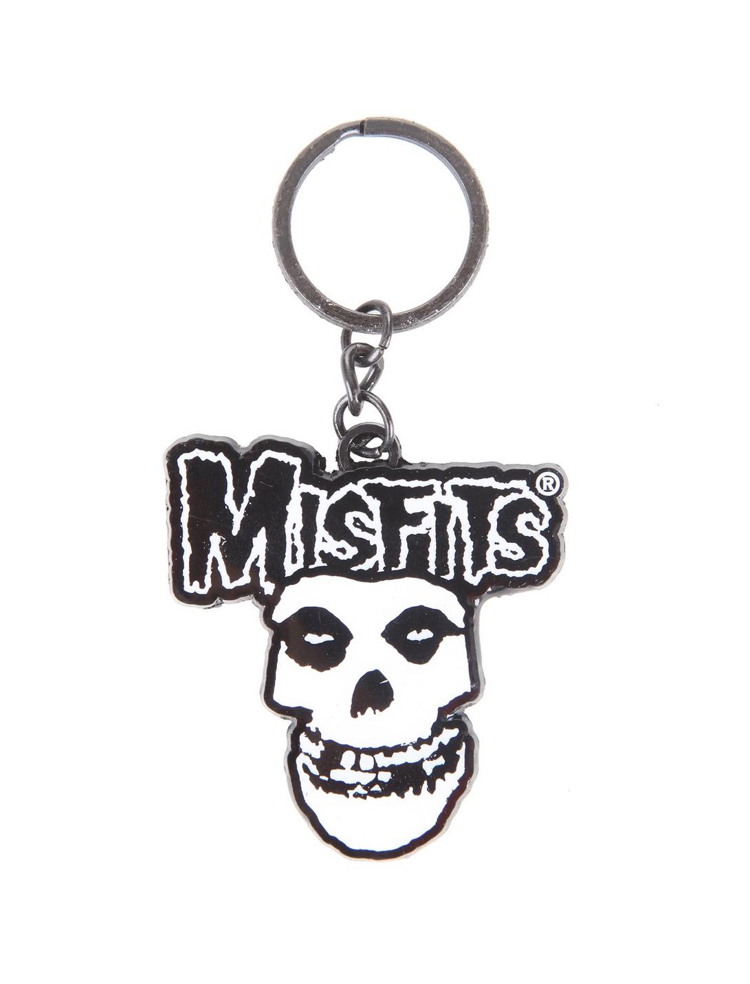 Misfits Fiend Skull Key Chain, , hi-res