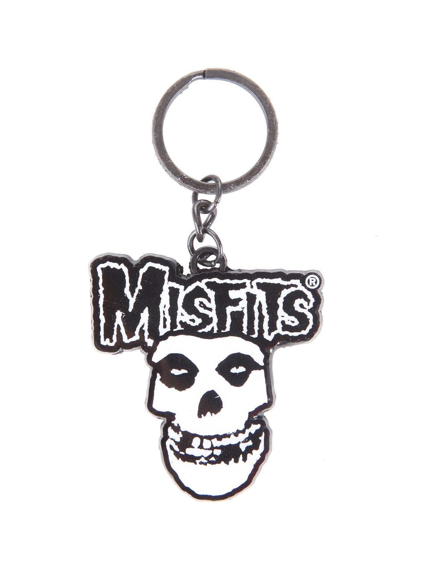 Misfits Fiend Skull Key Chain, , hi-res