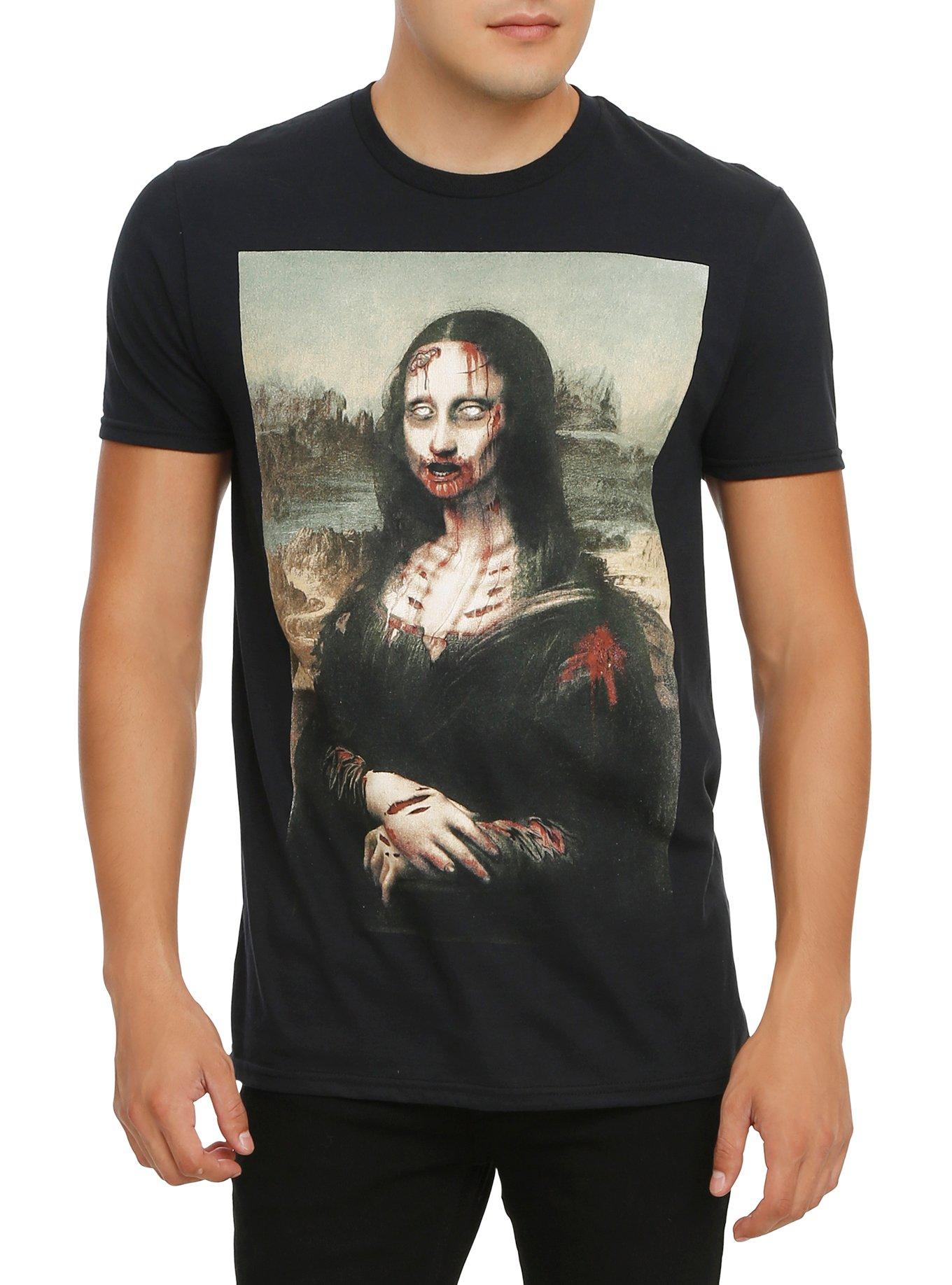 Zombie Mona Lisa T Shirt Hot Topic