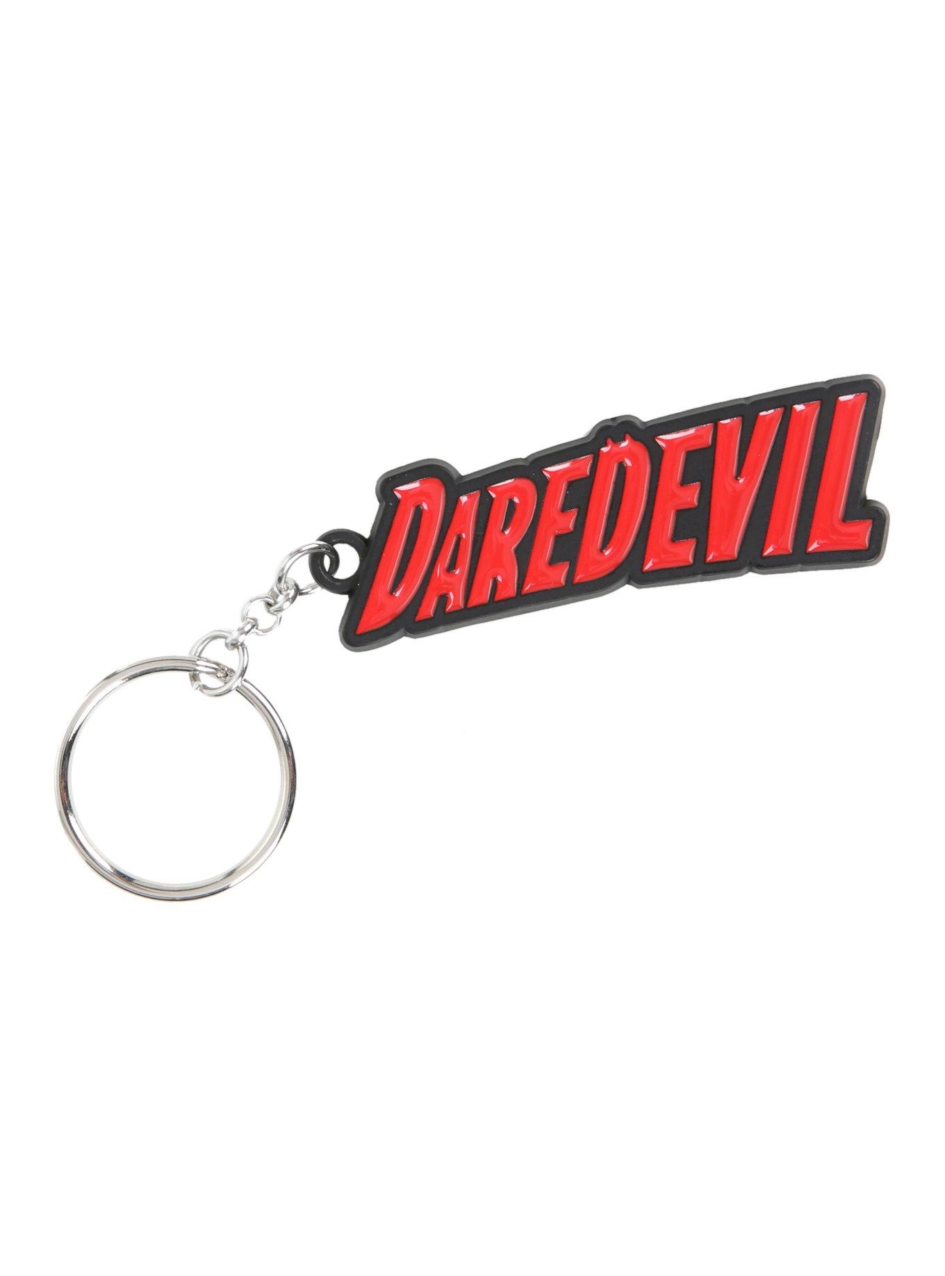 Marvel Daredevil Logo Metal Key Chain, , hi-res