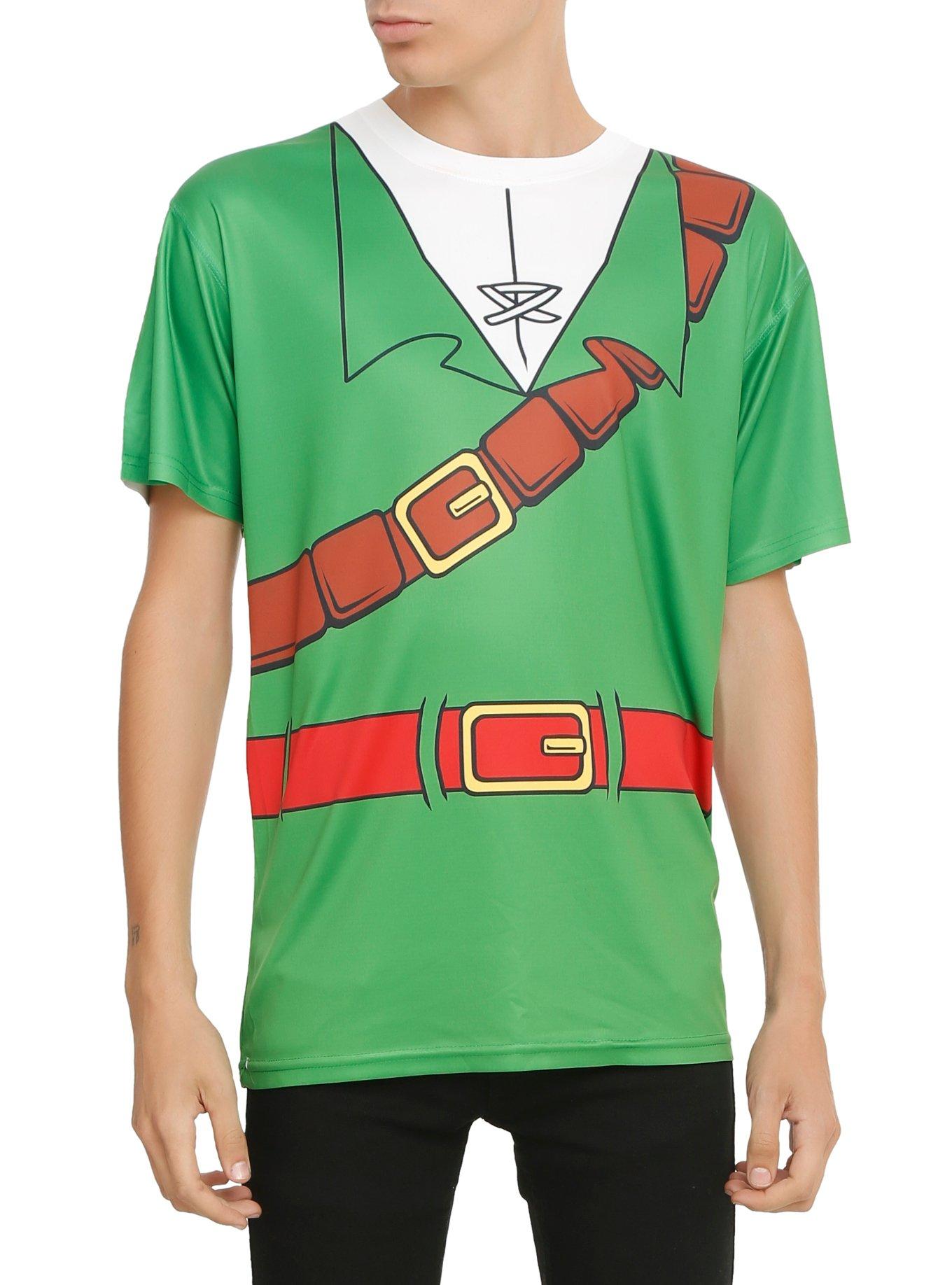 The Legend Of Zelda Link Costume T-Shirt, BLACK, hi-res