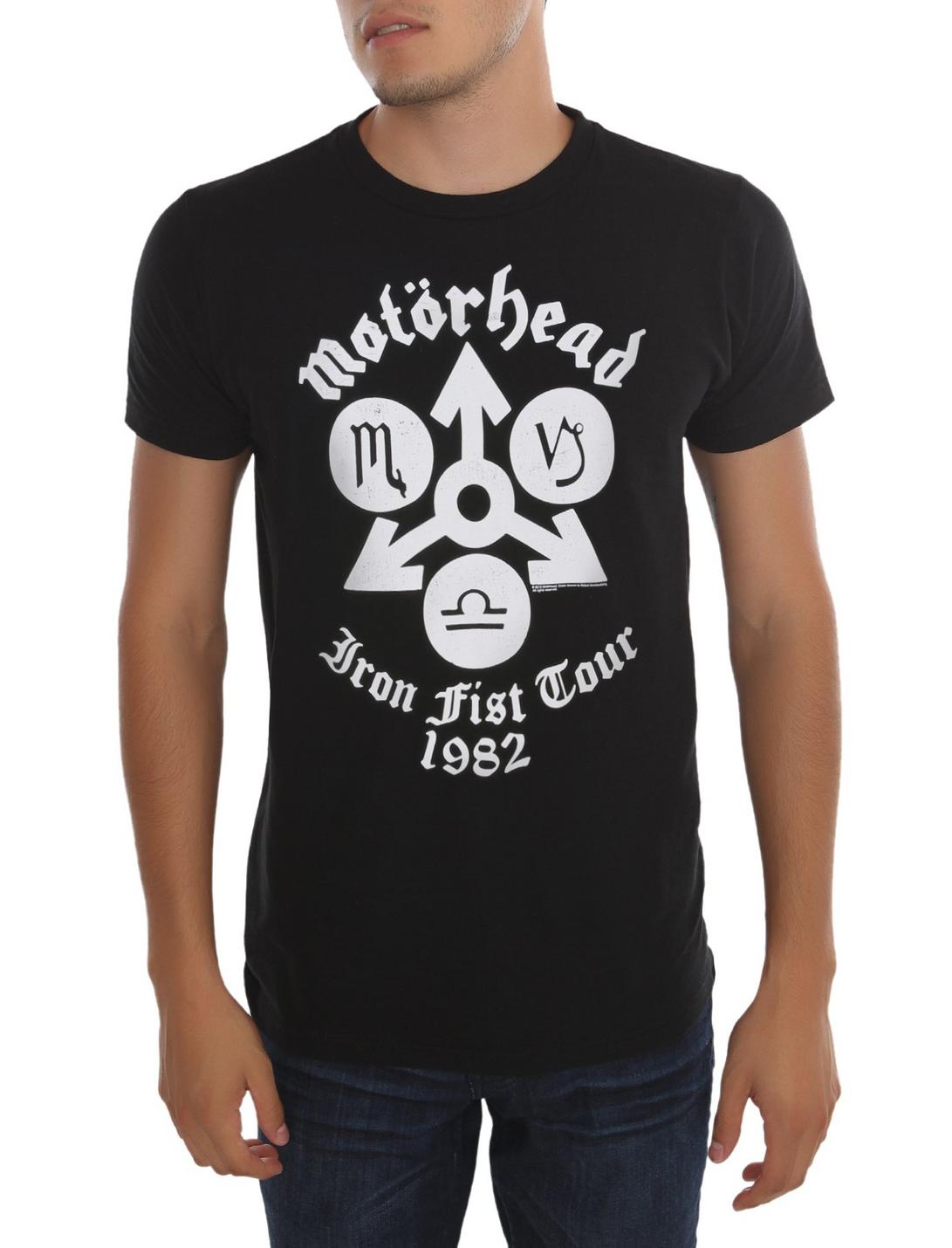 Motorhead Iron Fist Tour T-Shirt, BLACK, hi-res