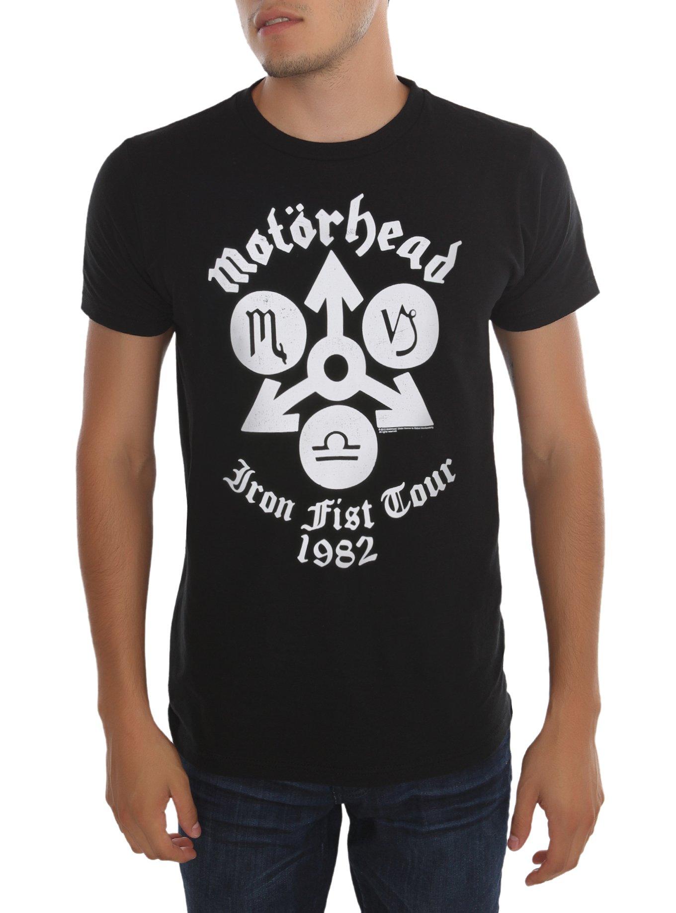 Motorhead Iron Fist Tour T-Shirt, BLACK, hi-res