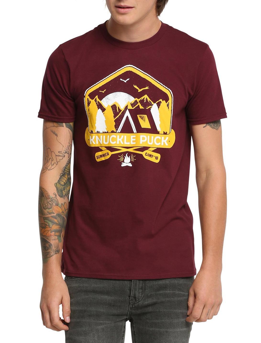 Knuckle Puck Summer Camp T-Shirt, BURGUNDY, hi-res