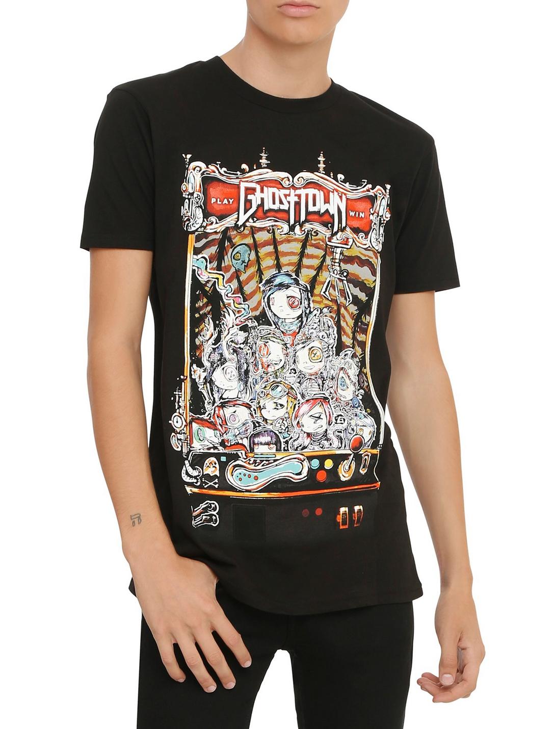 Ghost Town Arcade Claw T-Shirt, BLACK, hi-res