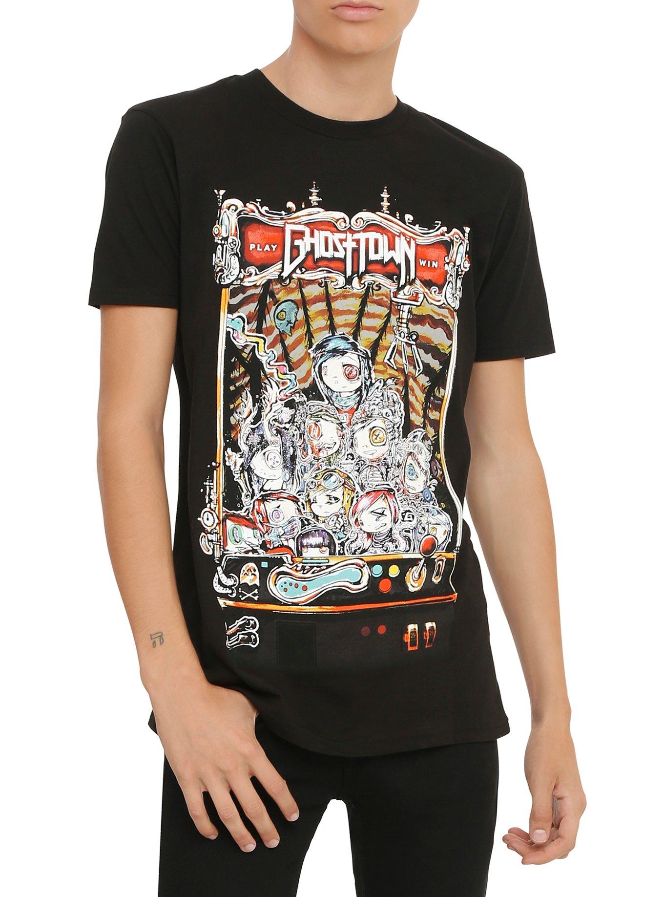 Ghost Town Arcade Claw T-Shirt, BLACK, hi-res