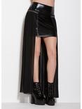 Removable Mesh Maxi Skirt, BLACK, hi-res