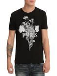 Pvris Flowers T-Shirt, BLACK, hi-res