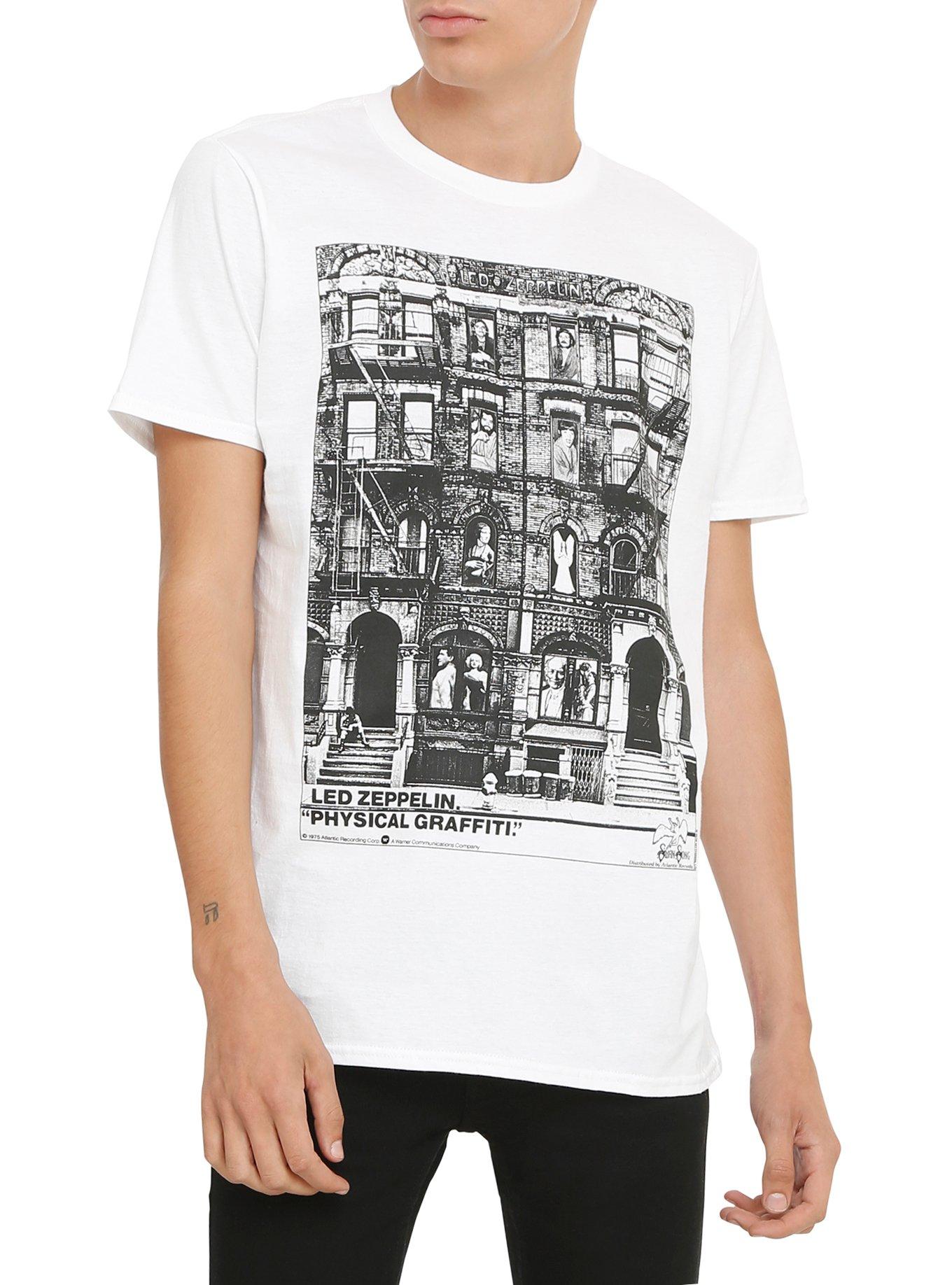 Led Zeppelin Physical Graffiti T-Shirt, WHITE, hi-res