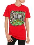 Pierce The Veil Monster Mouth T-Shirt, RED, hi-res