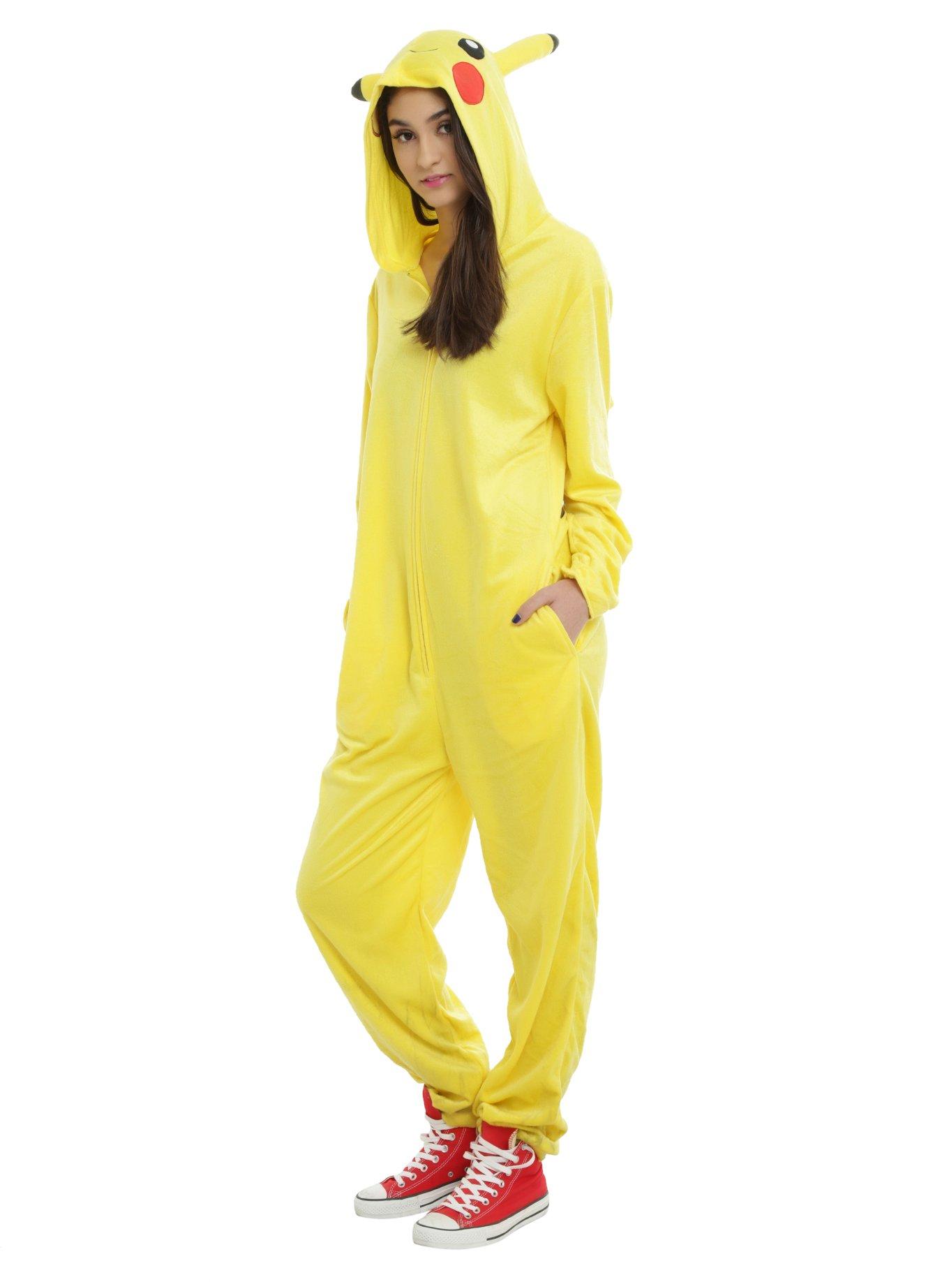 Pokemon Pikachu Union Suit, BLACK, hi-res