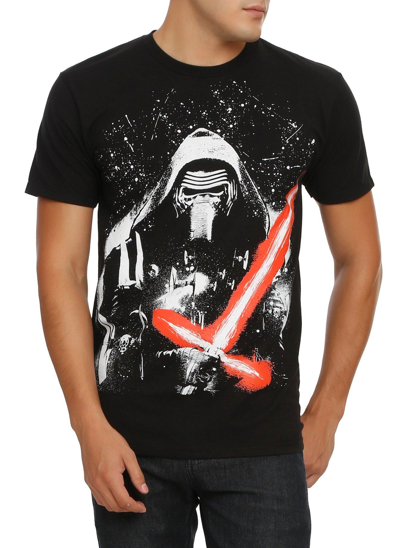 Star Wars: The Force Awakens Kylo Ren T-Shirt, BLACK, hi-res