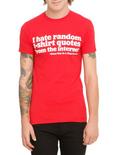 Random T-Shirt Quotes T-Shirt, , hi-res