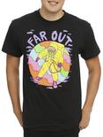 Far Out Astronaut T-Shirt, BLACK, hi-res