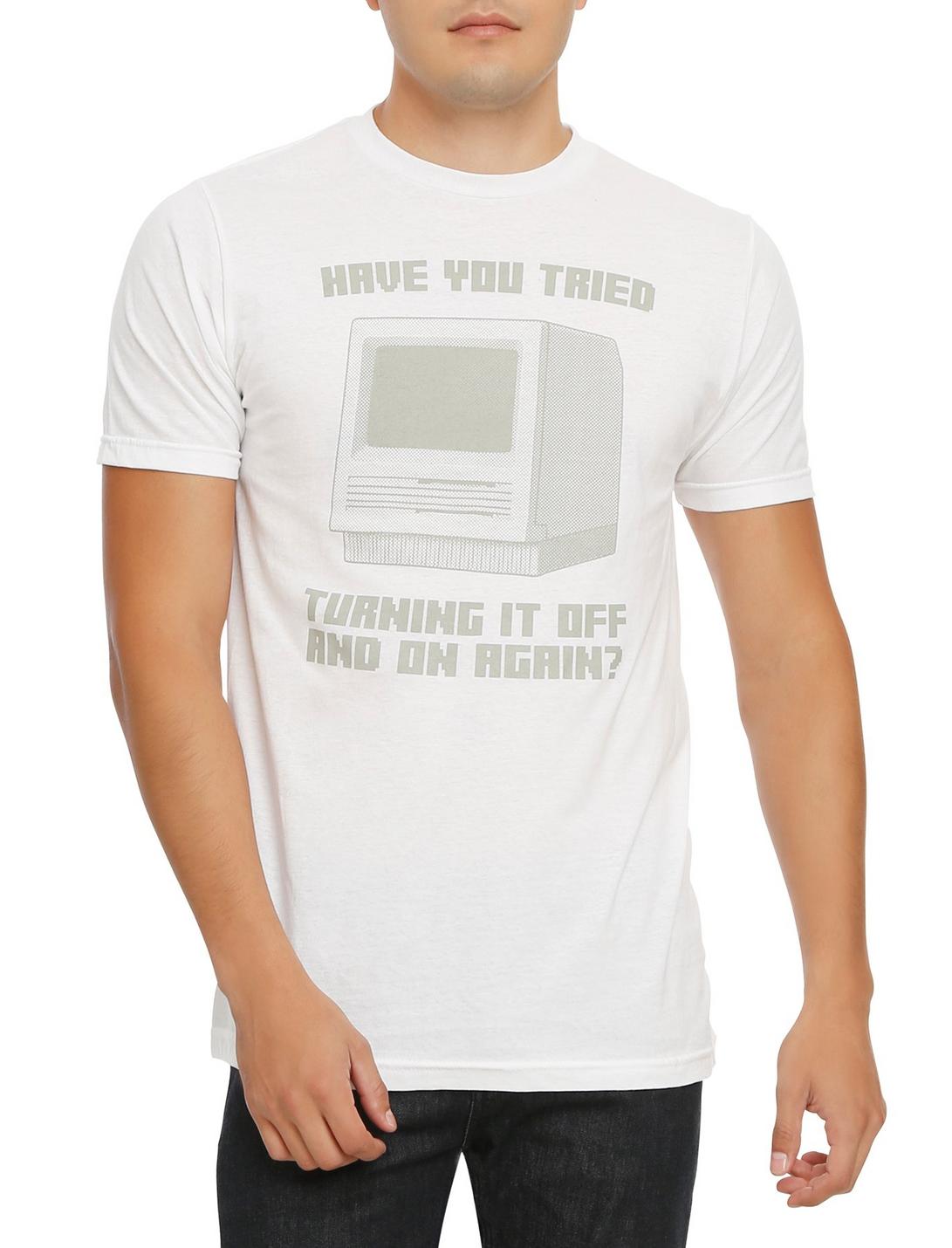 Funny Or Die: Try Restart T-Shirt, , hi-res