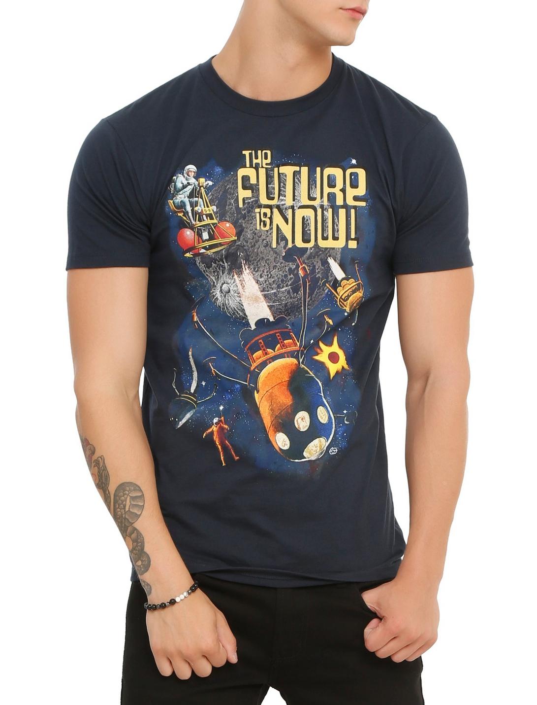 The Future Is Now! T-Shirt, BLACK, hi-res