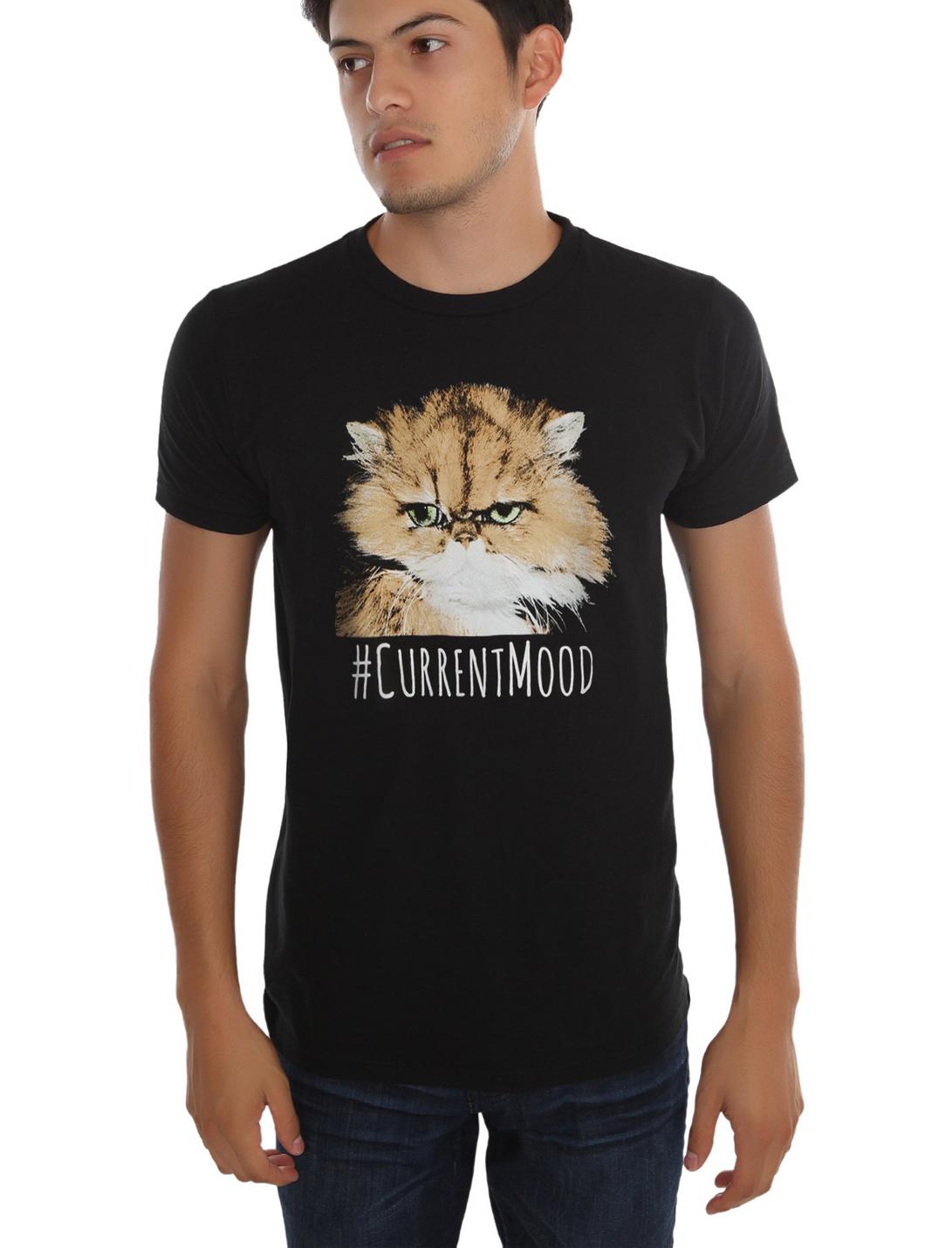 Current Mood Cat T-Shirt | Hot Topic