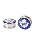 NHL Toronto Maple Leafs Steel Spool Plug 2 Pack, BLACK, hi-res