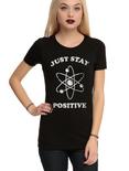 Just Stay Positive Girls T-Shirt, , hi-res
