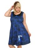 Doctor Who Galaxy Dress Plus Size, BLACK, hi-res