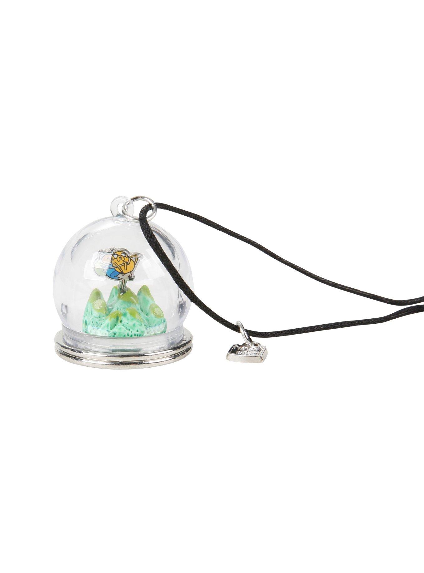 Adventure Time Finn Jake Terrarium Cord Necklace Hot Topic