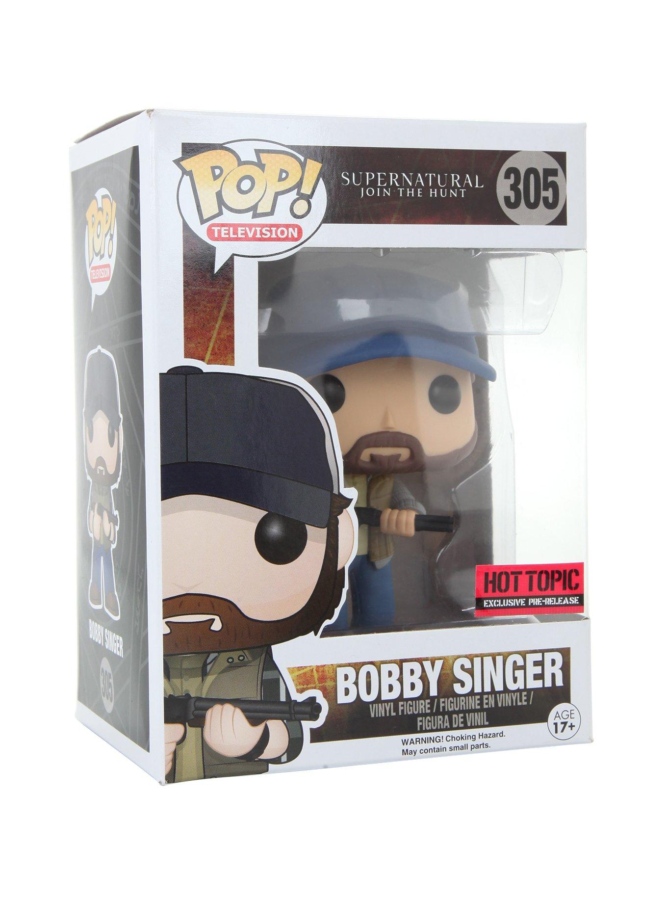 Funko Supernatural Pop! Television Bobby Singer Vinyl Figure Hot Topic Exclusive Pre-Release, , hi-res