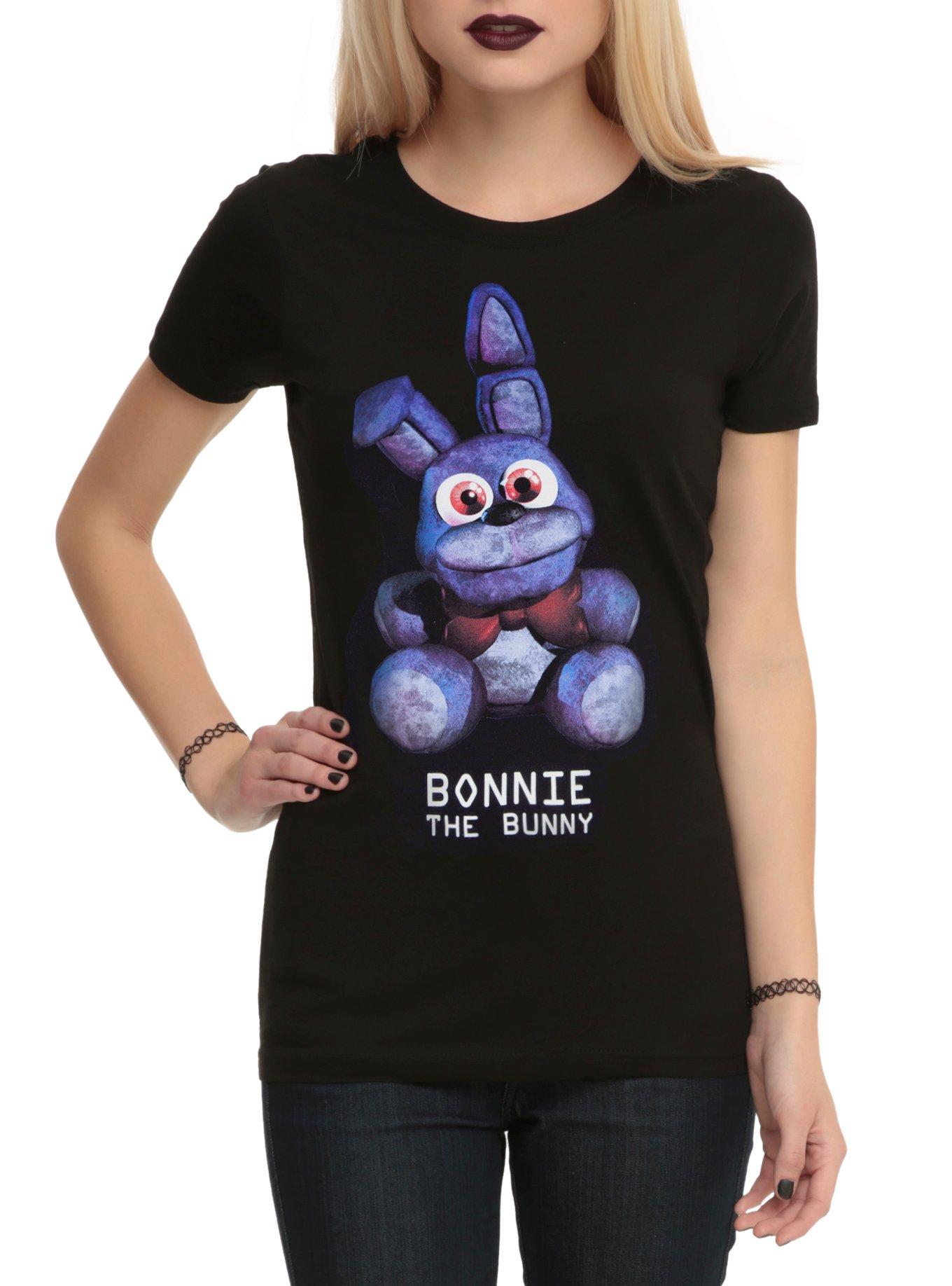 Five Nights At Freddy's Bonnie The Bunny Girls T-Shirt, BLACK, hi-res