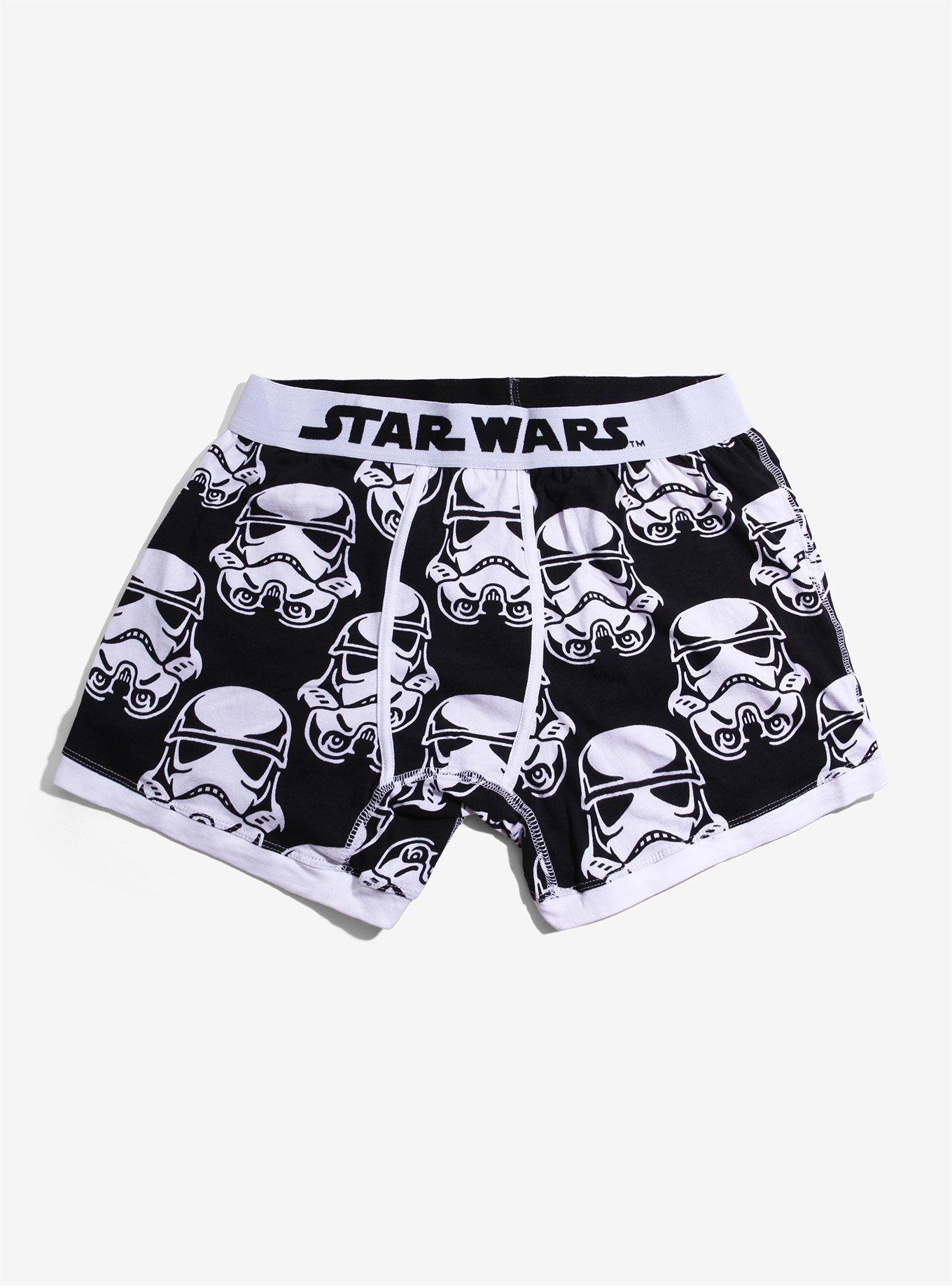 Star Wars Stormtrooper Mugshot Boxer Briefs, BLACK-WHITE, hi-res