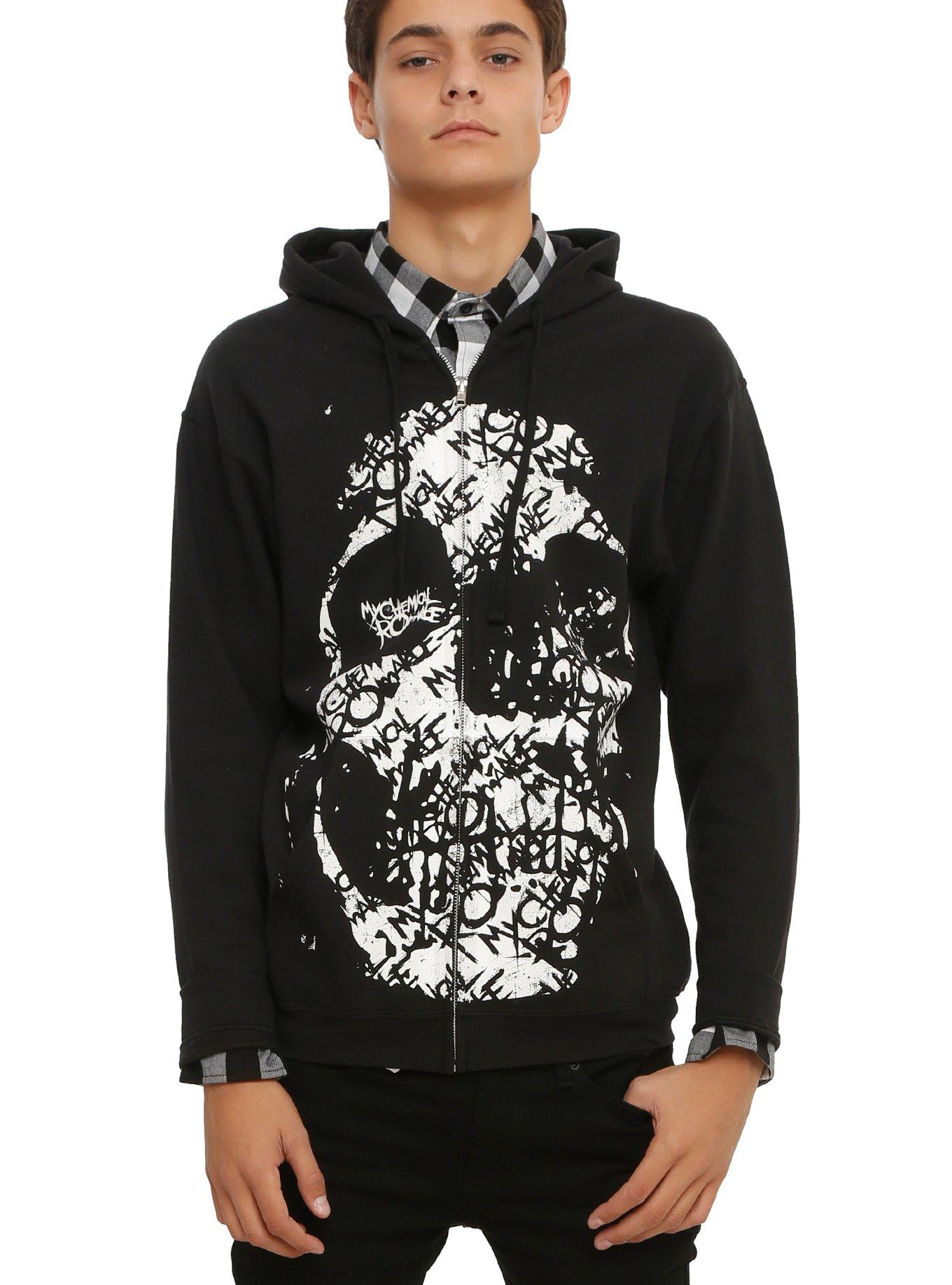 My Chemical Romance Skull Hoodie Hot Topic