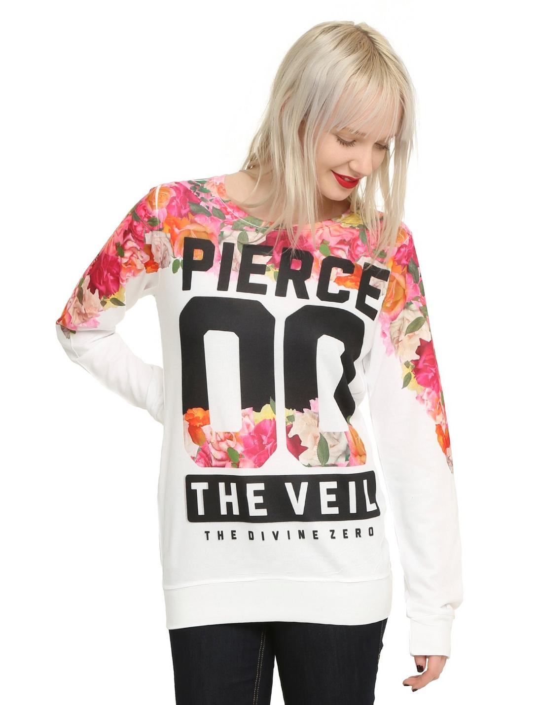 Pierce The Veil The Divine Zero Girls Pullover Top, BLACK, hi-res