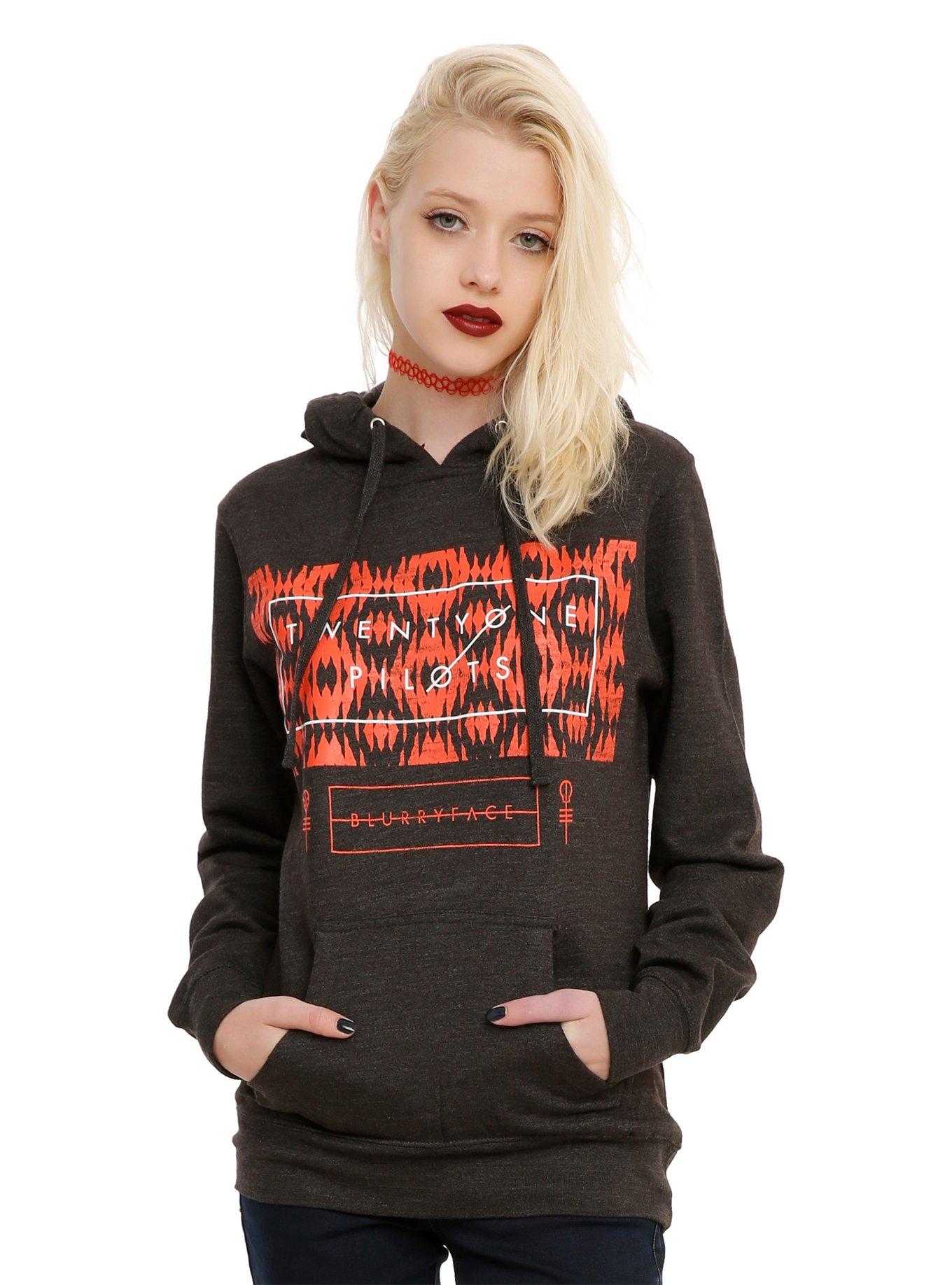 Twenty One Pilots Blurryface Girls Hoodie, , hi-res