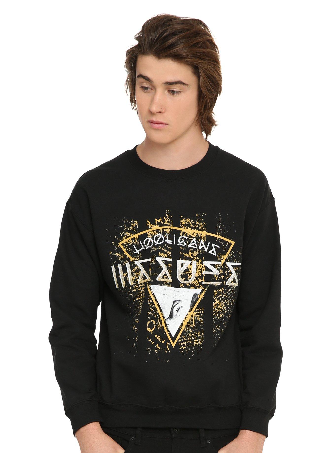 Issues Hooligans Crewneck Sweatshirt, BLACK, hi-res